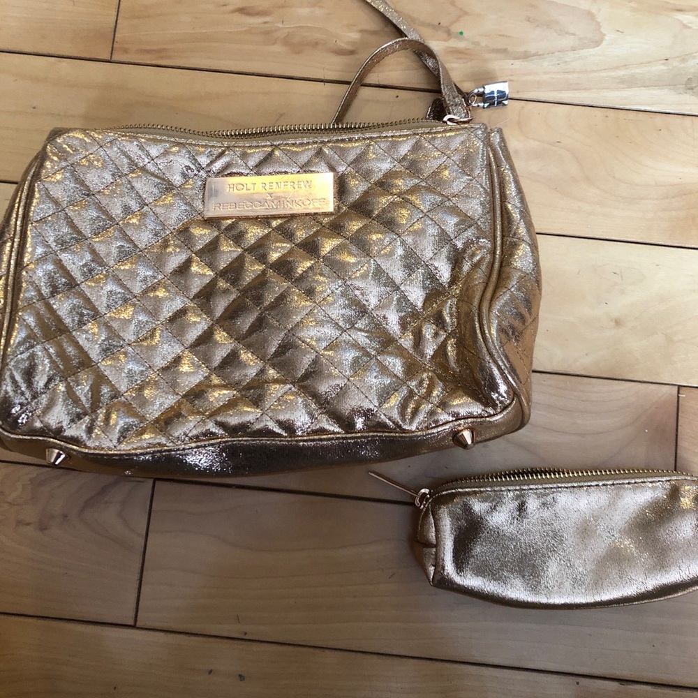 Rebecca Minkoff Makeup Travel Case-Rose Gold